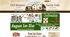Desktop Screenshot of missionsantaines.org